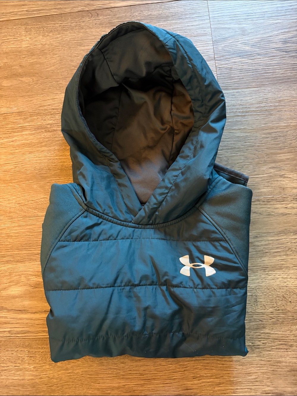 Under Armour Kids' Teal Hooded Pullover “Swacket”